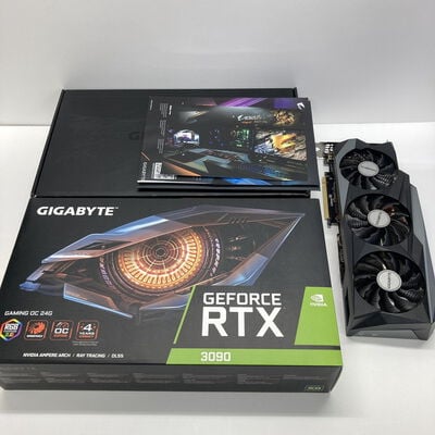 【神戸・三宮店】中古  GIGABYTE GV-N3090GAMING OC-24GD (RTX3090 24G) 143545 