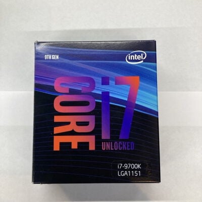 【千葉店】中古  INTEL Core i7 9700K (1151/3.60GHz/12M/C8/T8) 138481 