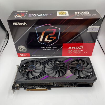 【座間相武台】中古  ASRock RX7800XT PG 16GO RX7800XT Phantom GamingOC (RX7800XT 16GB) 162733 