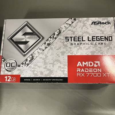 【座間相武台】中古  ASRock RX7700XT SL 12GO RX7700XT Steel Legend OC (RX7700XT 12G) 162741 