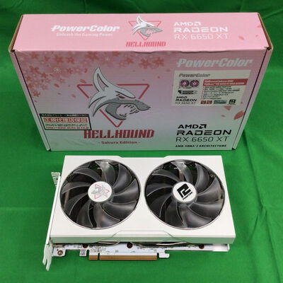 【川崎店】中古  PowerColor Hellhound Radeon RX6650XT Sakura Edition(RX6650XT 8GB) 3170006702 