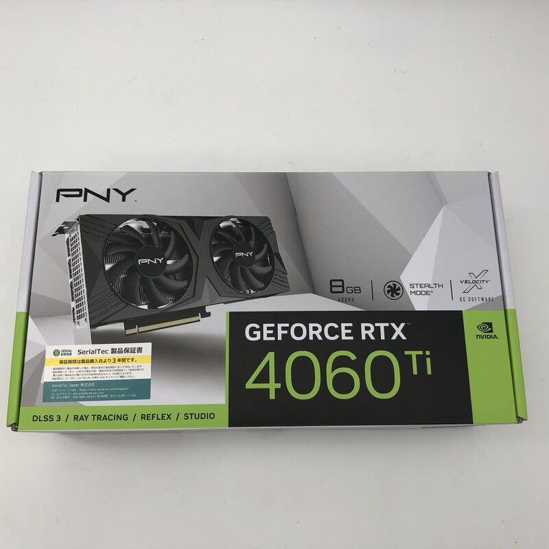 週末セール　納品書つき未使用　PNY GEFORCE RTX4060Ti PNY GeForce RTX 4060 Ti 16GB 新品未開封 納品書付き - メルカリ