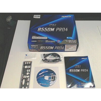 【前橋ｲﾝﾀｰｱｶﾏﾙ店】中古  ASRock B550M Pro4 (B550 AM4 mATX DDR4) 142938 