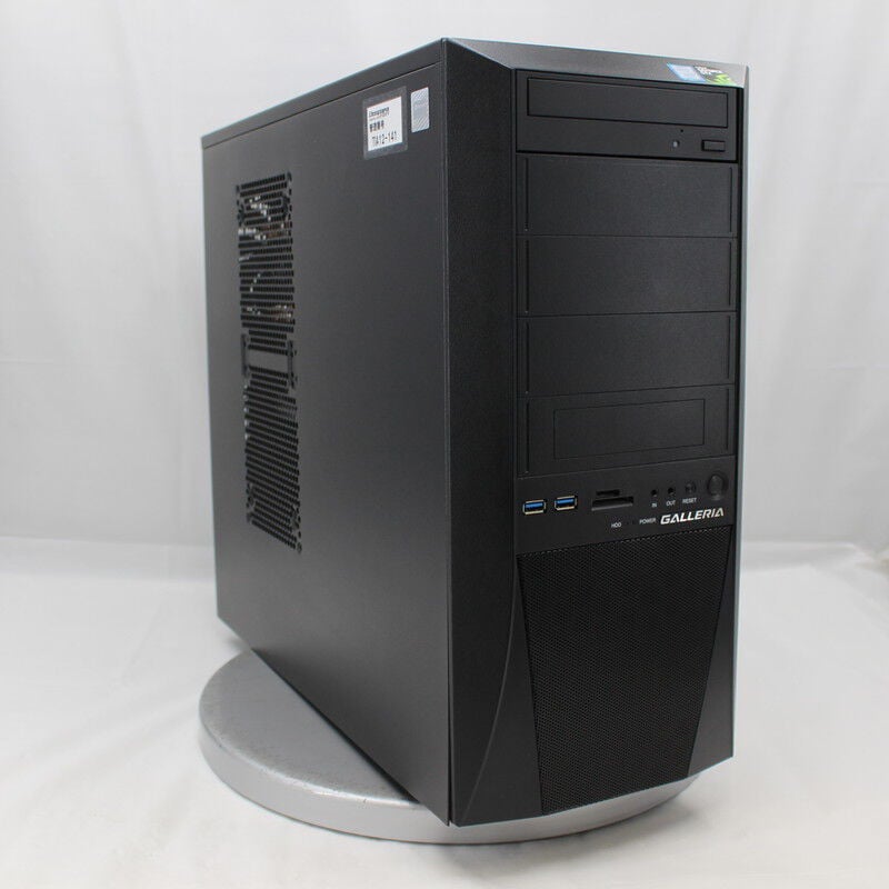 中古 THIRDWAVE GALLERIA KT(Intel Core i7 8700/16GB/SSD500GB/DVD