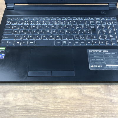 【姫路店】中古  mouse Gtune EGPN7975G165S5(Core i7-9750H/16GB/SSD512GB HDD1TB/なし/GTX1650 4GB/15.6/1920&times;1080/W11H) 4740001509 