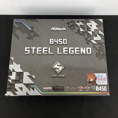 【長野稲里店】中古  ASRock B450 Steel Legend 5110001279 