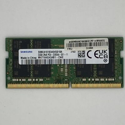 【八王子店】中古  PC4-25600 32GB ノート用(DDR4-3200) 158773 
