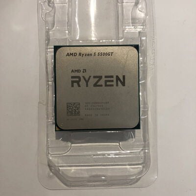 【長野稲里店】中古  AMD Ryzen 5 5500GT (AM4/3.6GHz/19M/C6/T12/65W) 166587 