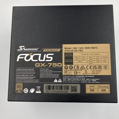 【なんば店】中古  ｵｳﾙﾃｯｸ FOCUS-GX-750S(ATX 750W 80+G P) 1460016081 