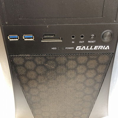 【宇都宮鶴田店】中古  THIRDWAVE GALLERIA ZG(i7 8086K/32GB/SSD500GB/HDD3TB/RTX2080/W11H) 5280000795 