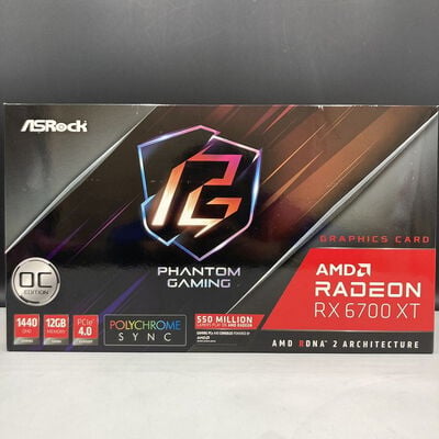 【熊本浜線店】中古  ASRock RX6700XT PGD 12GO (RX6700XT 12GB) 144987 