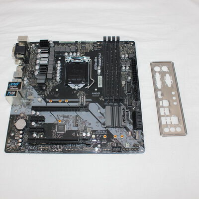 【通販センター】中古  ASRock H370M Pro4 (H370 1151 mATX DDR4) 137014 