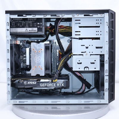 【通販センター】中古  インバースネット FRONTIER(Intel Core i5 12400F/16GB DDR4 (PC4)/SSD500GB/なし/NVIDIA GeForce RTX 3060 Ti 8GB/W11H64 MAR) 204737 