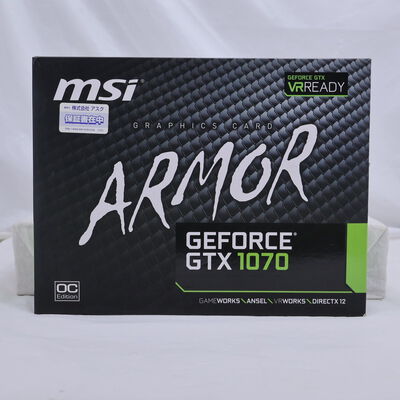 【通販センター】中古  MSI GTX 1070 ARMOR 8G OC（GTX1070 8GB） 3480043415 