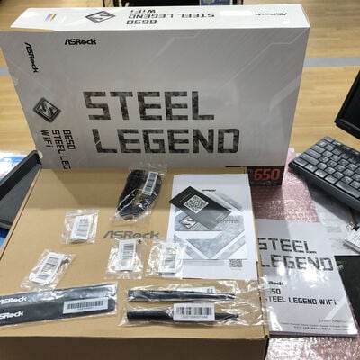 【宮崎恒久店】中古  ASRock B650 Steel Legend WiFi (B650 AM5 ATX) 168306 