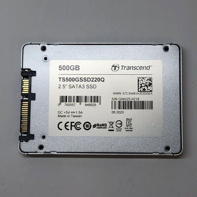 【津ラッツ店】中古  各社 2.5インチ SSD 500GB SATA 135990 