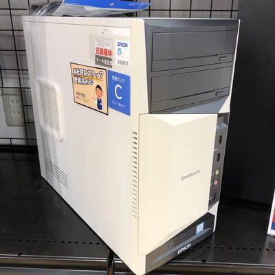【宮崎恒久店】中古  EPSON Endeavor MR 8200(Intel Core i7 9700K/16GB/SSD480GB/DVDマルチ/NVIDIA GeForce GTX 1050 Ti 4GB/W11H64 MAR) 178039 