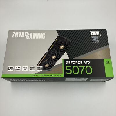【なんば店】中古  ZOTAC ZT-B50700J-10P SOLID OC (RTX5070 12GB) 176911 