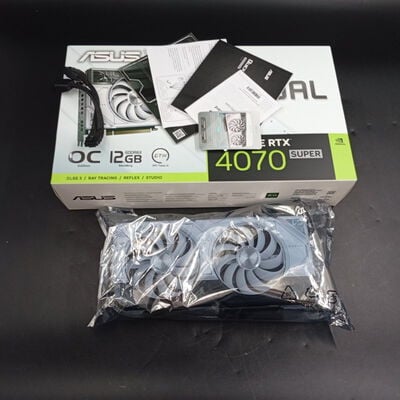 【大須店】中古  ASUS DUAL-RTX4070S-O12G-WHITE (RTX4070 SUPER 12GB) 163384 