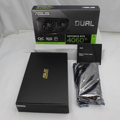 【通販センター】中古  ASUS DUAL-RTX4060TI-O16G-EVO (RTX4060Ti 16G) 175535 