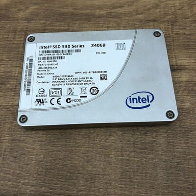 【宇都宮鶴田店】中古  Intel 330 SSDSC2CT240A3K5(2.5"SATA 6.0 240GB MLC) 121463 