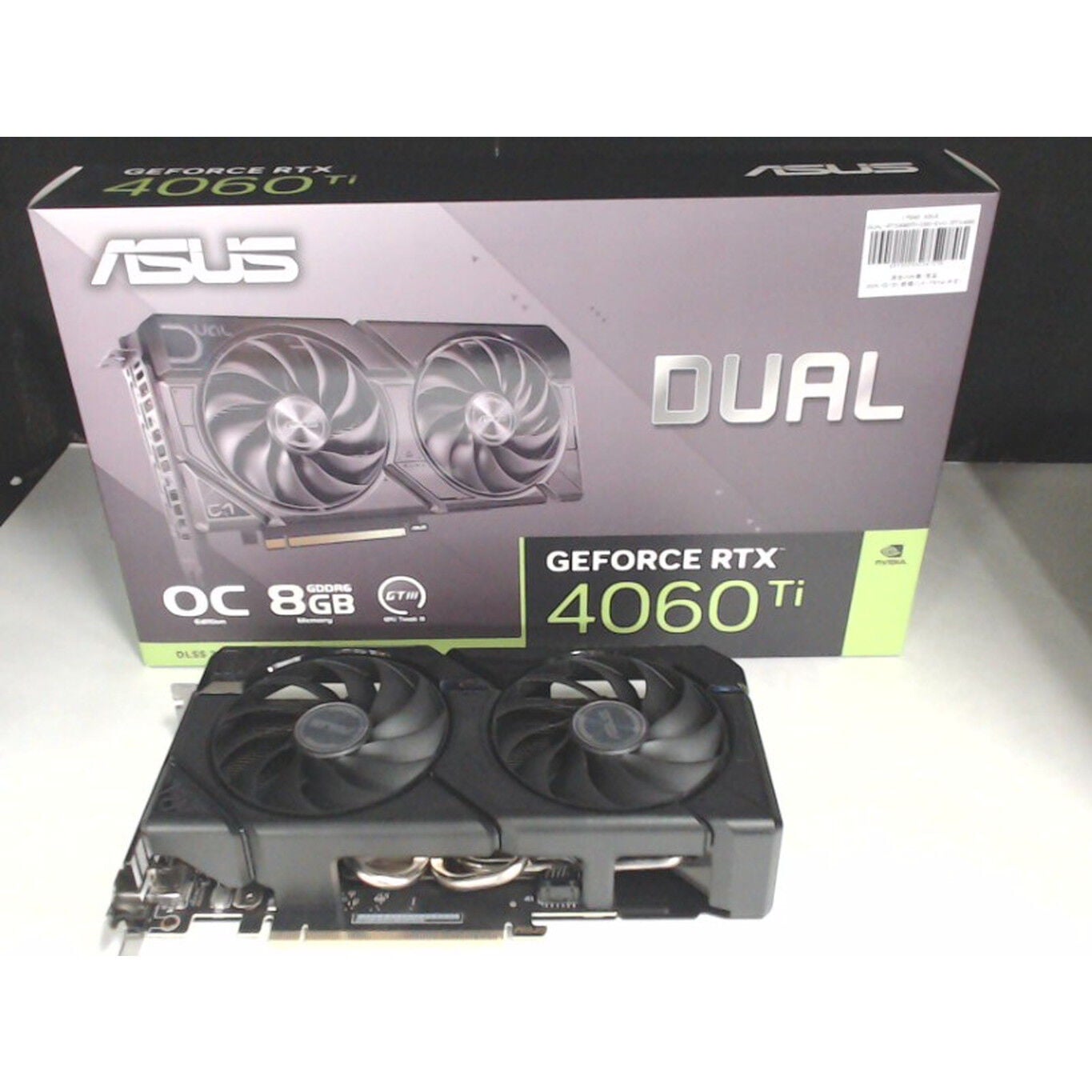 こ*う様 「中古動作品」 ASUS Dual RTX4060Ti OC 8GB ASUS Dual GeForce RTX™ 4060 OC Edition 8GB GDDR6 | Graphics Card