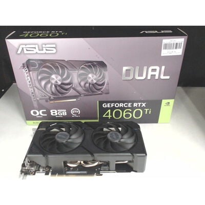 【前橋ｲﾝﾀｰｱｶﾏﾙ店】中古  ASUS DUAL-RTX4060TI-O8G-EVO (RTX4060Ti 8G) 175545 