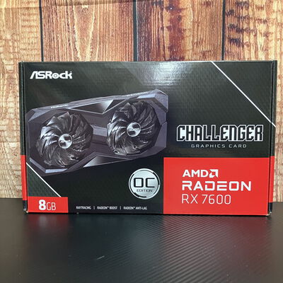 【富士青葉店】中古  ASRock RX7600 CL 8GO RX7600 Challenger 8G OC (RX7600 8G) 162749 
