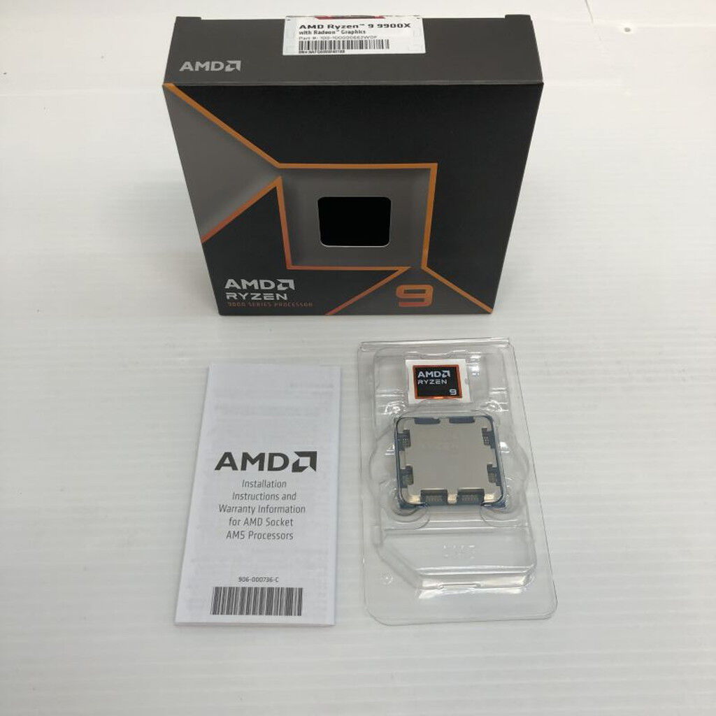 中古 AMD Ryzen 9 9900X (AM5/4.4GHz/76M/C12/T24/120W) 169025