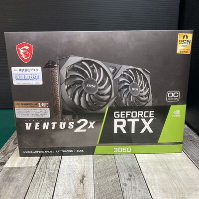【広島店】中古  MSI GeForce RTX 3060 VENTUS 2X 12G OC (RTX3060 12GB) 144777 