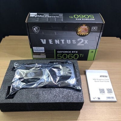 【甲府飯田店】中古  MSI GeForce RTX 5060 Ti 16G VENTUS 2X OC PLUS (RTX5060Ti 16G) 178240 