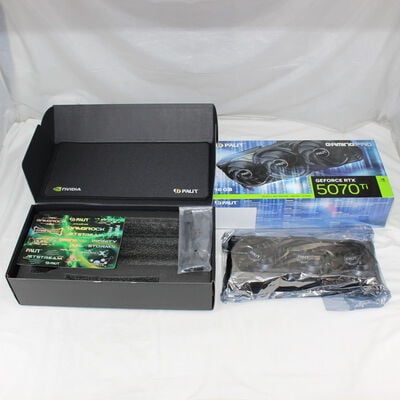 【通販センター】中古  Palit NE7507T019T2-GB2031Y(RTX5070Ti GamingPro V1) 3480034624 