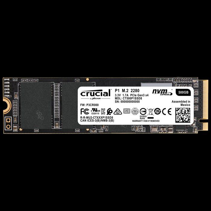 crucial CT500P1SSD8JP M.2 SSD 500GB