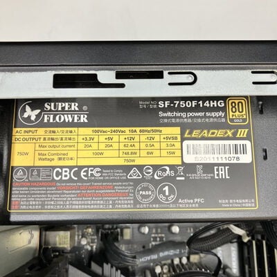 【熊本浜線店】中古  iiyama ILeDXi-M039-Ai5K-LNSHB(i5 9600K/32GB/SSD1TB/HDD2TB/GTX1660 SUPER/W11H) 5370001054 