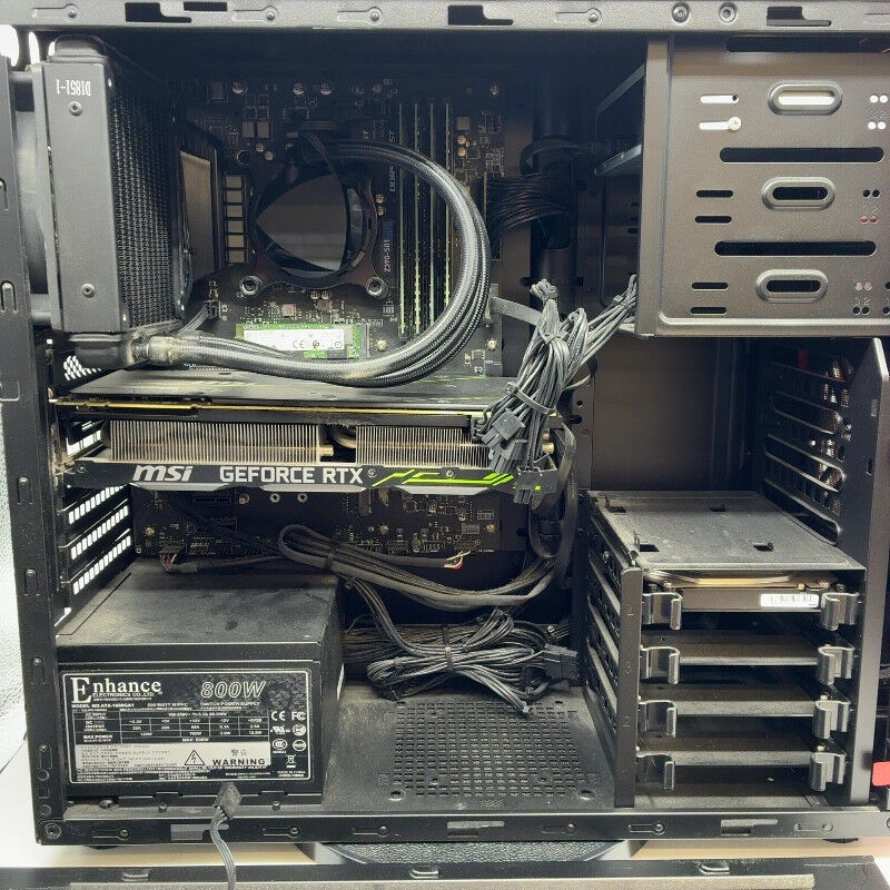 中古 iiyama LEVEL Infinity (i7 9700KF/64GB/SSD1TB/HDD2TB/RTX2080Ti