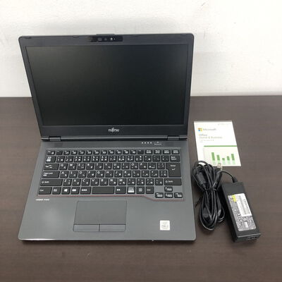 【長野稲里店】中古  FUJITSU LIFEBOOK U7410 (INTEL Core i5 10310U 1.7GHz/16GB/SSD256GB/-/オンボード/14/1366x768/Wi-Fi/WEBCAM/W11H64/Microsoft Office Home and Business 2024付) 180536 