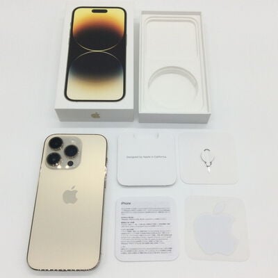 【浜松店】中古  【国内版SIMフリー】Apple iPhone14 Pro 6.1インチ 128GB (ゴールド) MQ073J/A 155004 