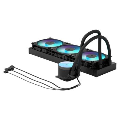 Fractal Design  Radius 360 RGB Black FD-W-RA1-3602 (360mm ARGB ブラック) 