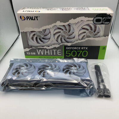【甲府飯田店】中古  Palit NE75070U19K9-GB2050W (RTX5070 12GB WHITE OC) 188946 