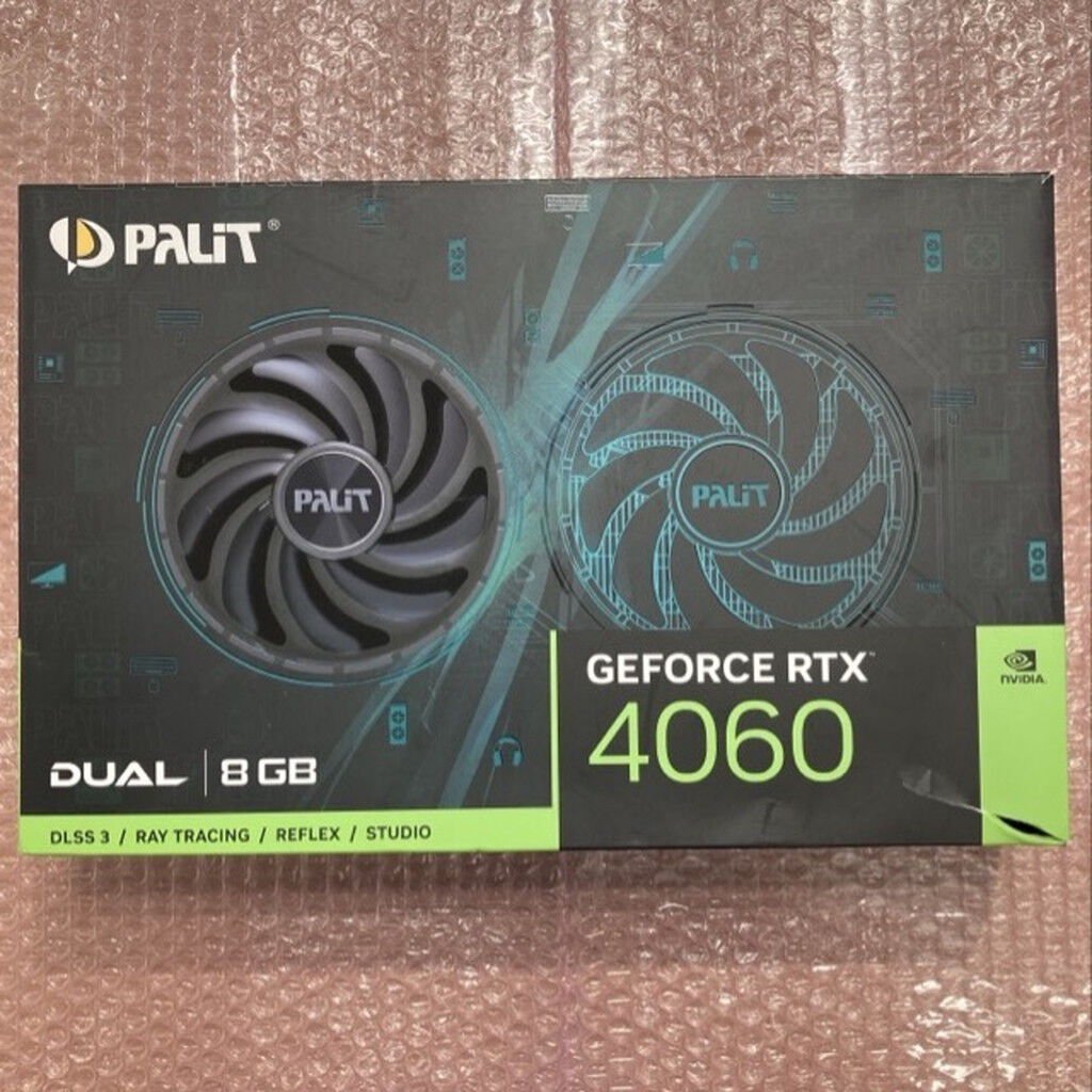 中古】Palit NE64060019P1-1070F (GeForce RTX 4060 StormX 8GB