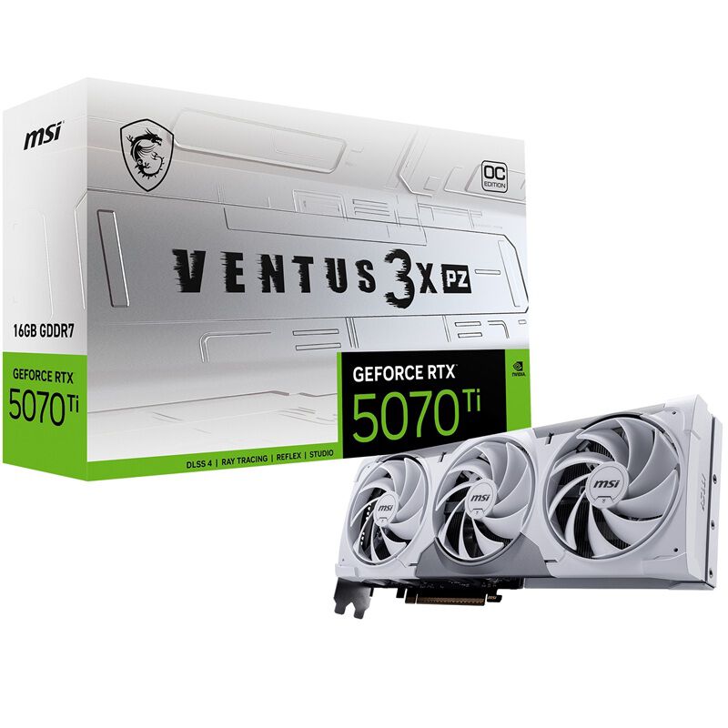 MSI GeForce RTX 5070 Ti 16G VENTUS 3X PZ OC (GeForce RTX 5070 Ti