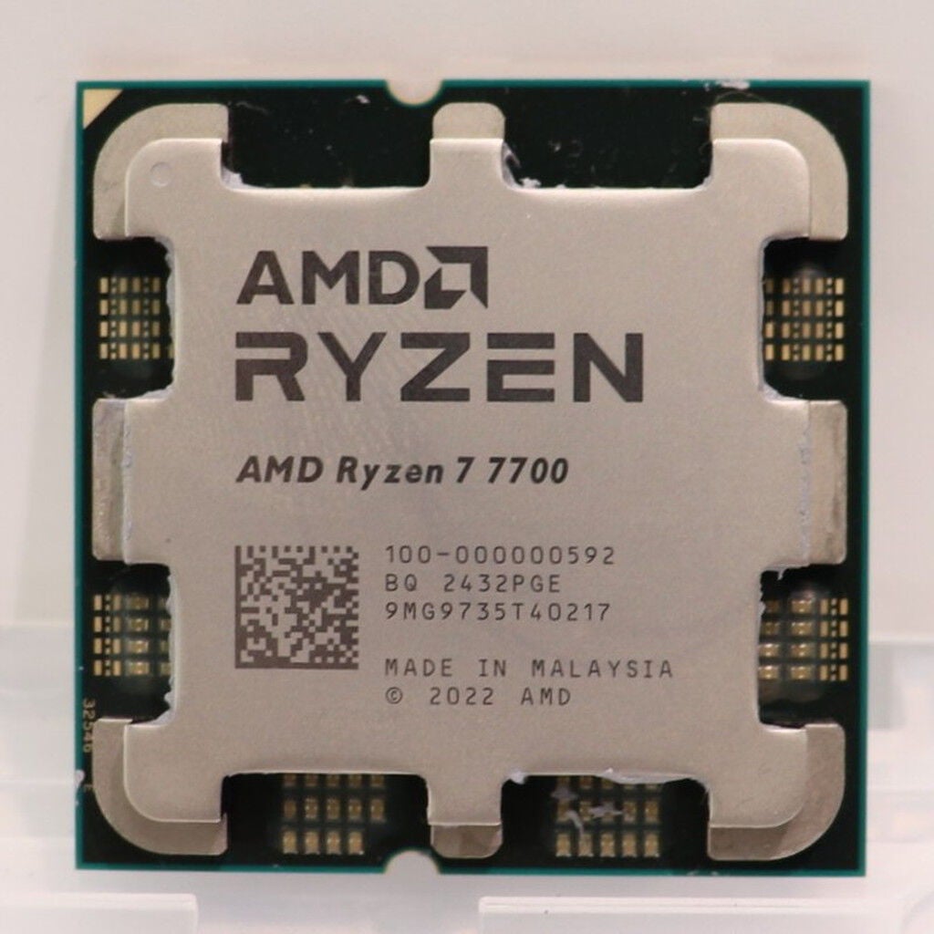 【ジャンク】AMD Ryzen 7 7700 CPU 本体 中古 AMD Ryzen 7 7700 (AM5/3.8GHz/40M/C8/T16/65W) 154483 （394492
