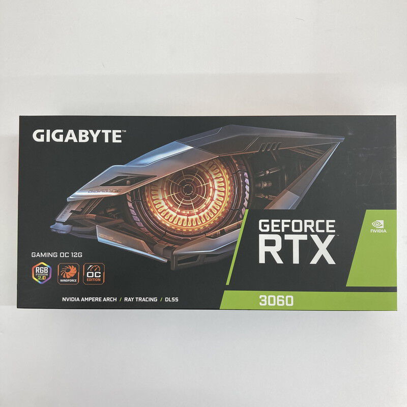 中古 GIGABYTE GV-N3060GAMING OC-12GD R2.0 (RTX3060 12GB