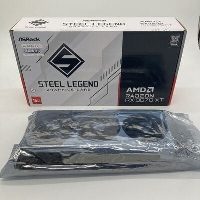 【堺七道店】中古  ASRock RX9070XT SL 16G Steel Legend 16GB (RX9070XT 16G) 176937 