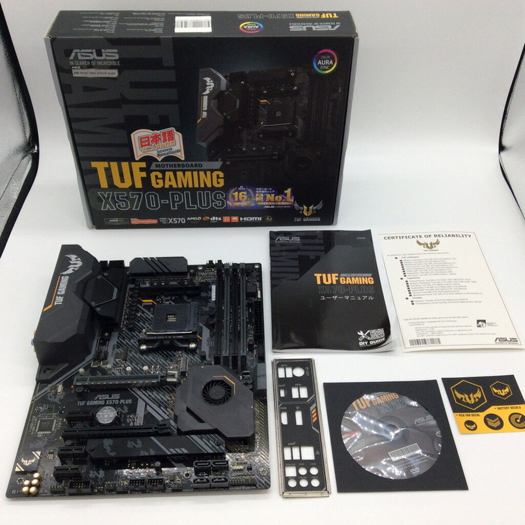 中古 ASUS TUF GAMING X570-PLUS (X570 AM4 ATX DDR4) 140041