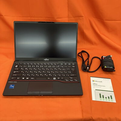 【なんば店】中古  FUJITSU LIFEBOOK U6312/K (INTEL Core i5 1245U /16GB/SSD256GB/-/オンボード/13.3/1920x1080/Wi-Fi/WEBCAM/W11H64/MicrosoftOffice H&B 2024付) 181332 