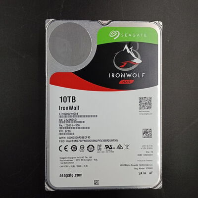 【大須店】中古  Seagate ST10000VN0004（3.5インチ HDD 10TB SATA） 3480034921 