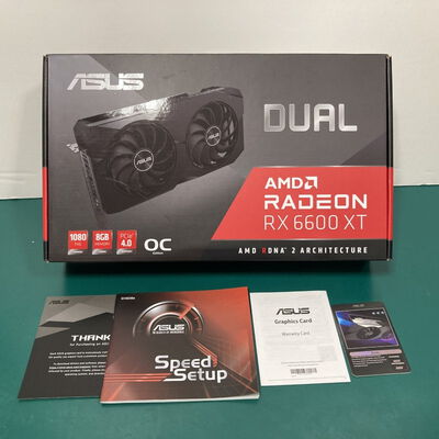 【富山本郷店】中古  ASUS DUAL-RX6600XT-O8G (RX 6600 XT 8GB) 146741 