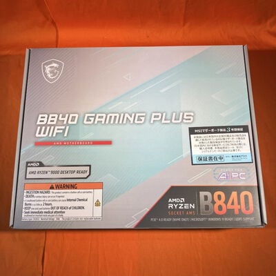 【なんば店】中古  MSI B840 GAMING PLUS WIFI (B840 AM5 ATX) 183202 