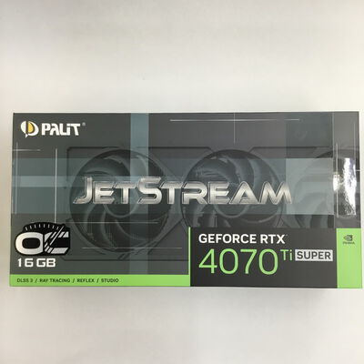 【松山環状枝松店】中古  Palit NED47TSS19T2-1043J JetStream OC (RTX4070Ti SUPER 16GB) 164254【11/13値下げ!】 
